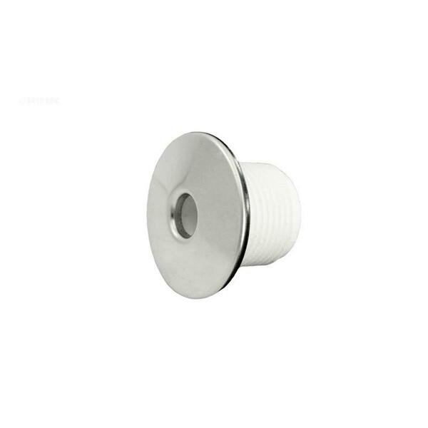 Waterway Plastics Jet Face Standard Smooth Stainless Steel Escutcheon WW2129870